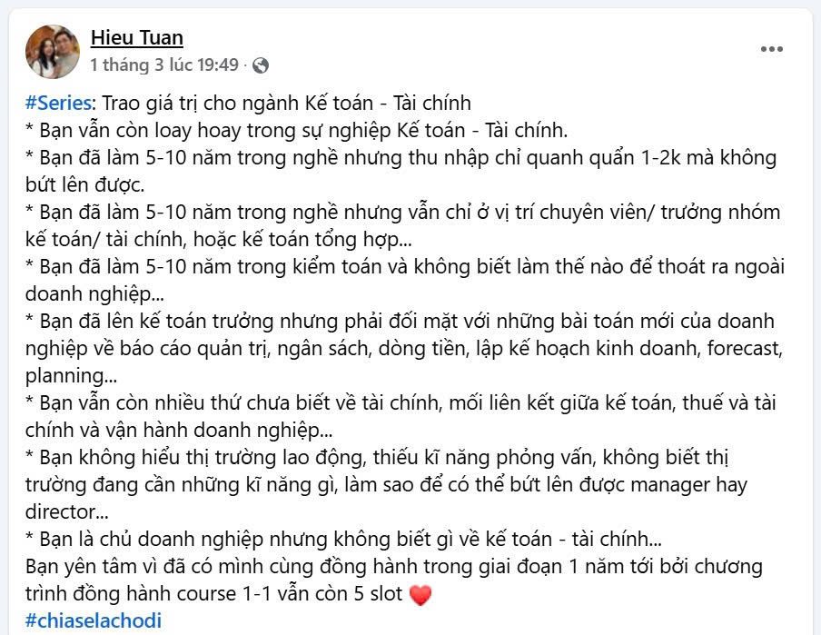 Khóa học Finance for HR
