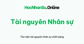 Công cụ Nhân sự